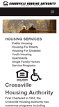 Mobile Screenshot of crossvillehousing.org