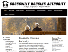 Tablet Screenshot of crossvillehousing.org